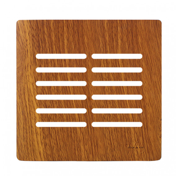 Placa p/ 12 Interruptores (especial) 4x4 - Novara Cumaru Placa p/ 12 Interruptores (especial) 4x4 - Novara Cumaru